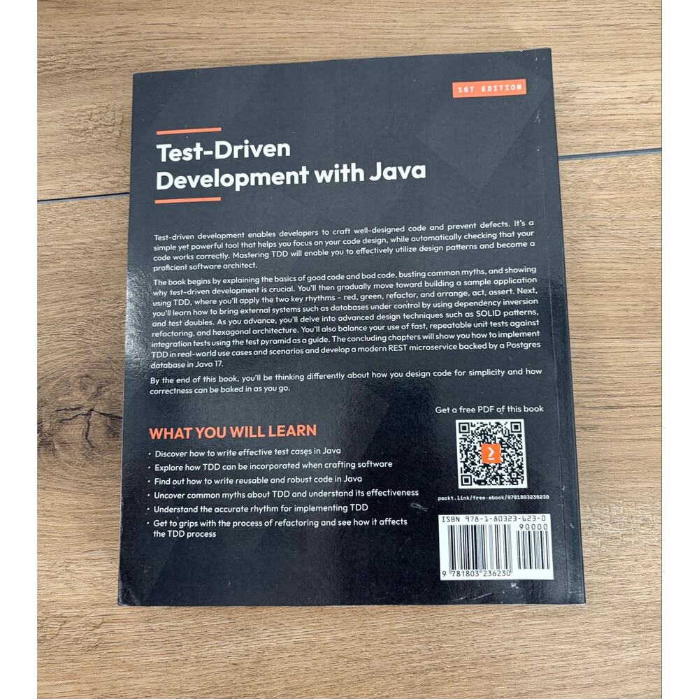 Test-Driven Development with Java by Alan Mellor Packt 1st Ed - Picture 2 of 5